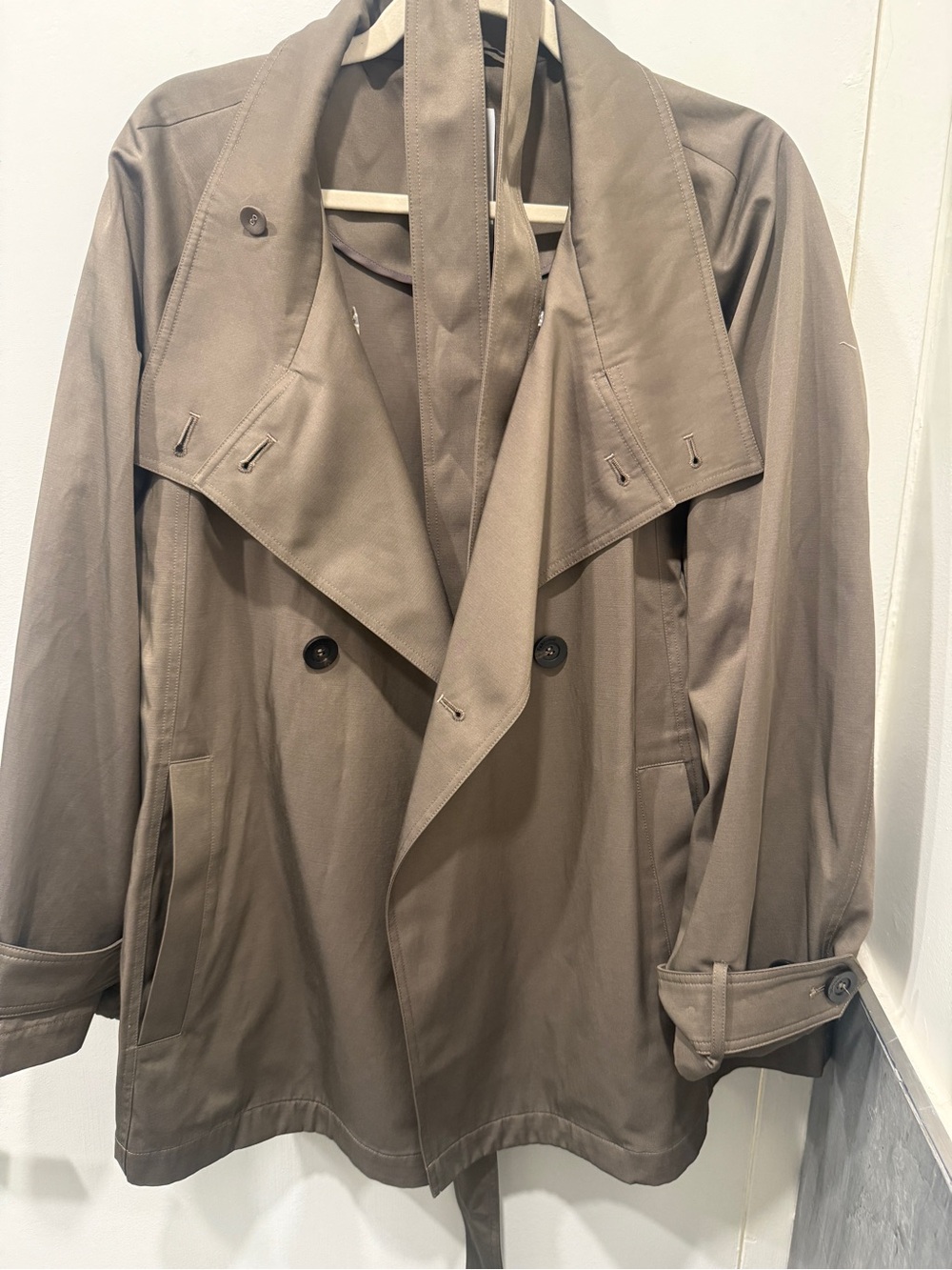 Fabrique short trench coat